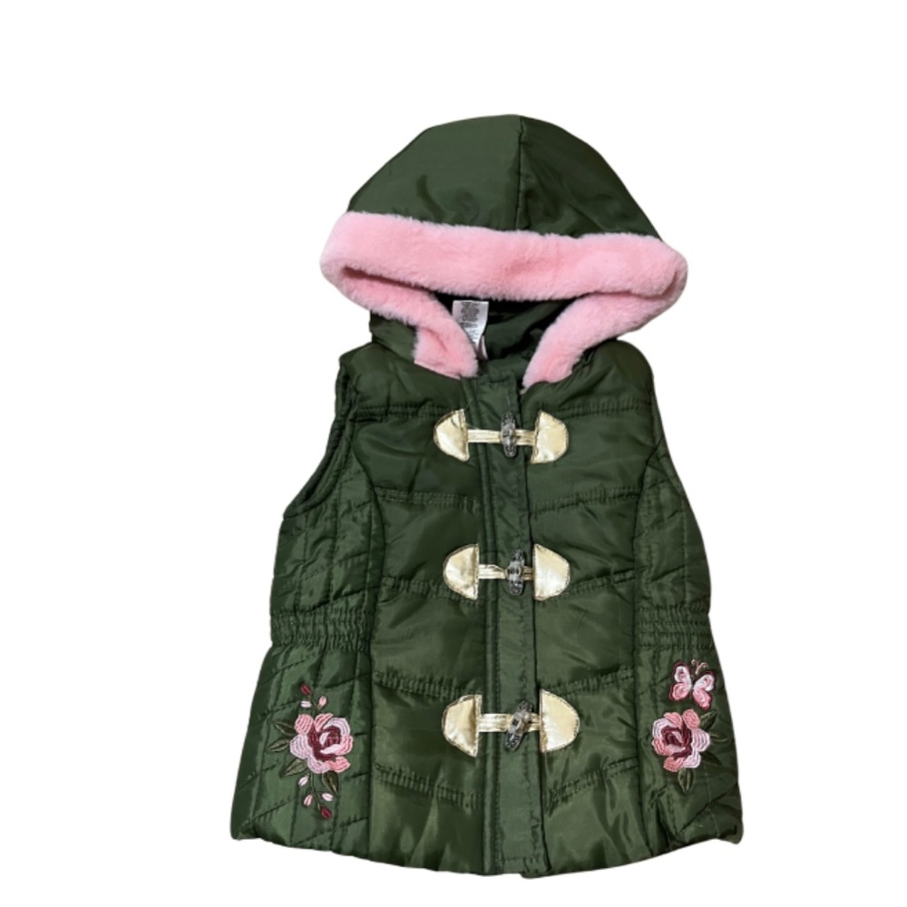 ⚪️Toddler green vest size 3T